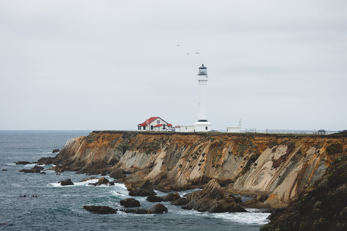 Point Arena Lighthouse on California's Mendocino Coast